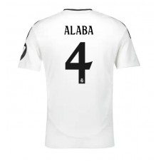 Real Madrid David Alaba #4 Hemmatröja 2024-25 Korta ärmar